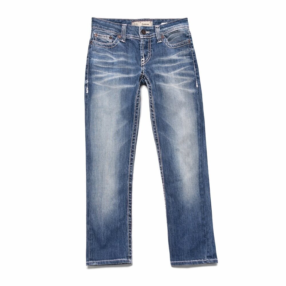 BKE Denim Sabrina Crop Medium Wash Jeans Size 26
